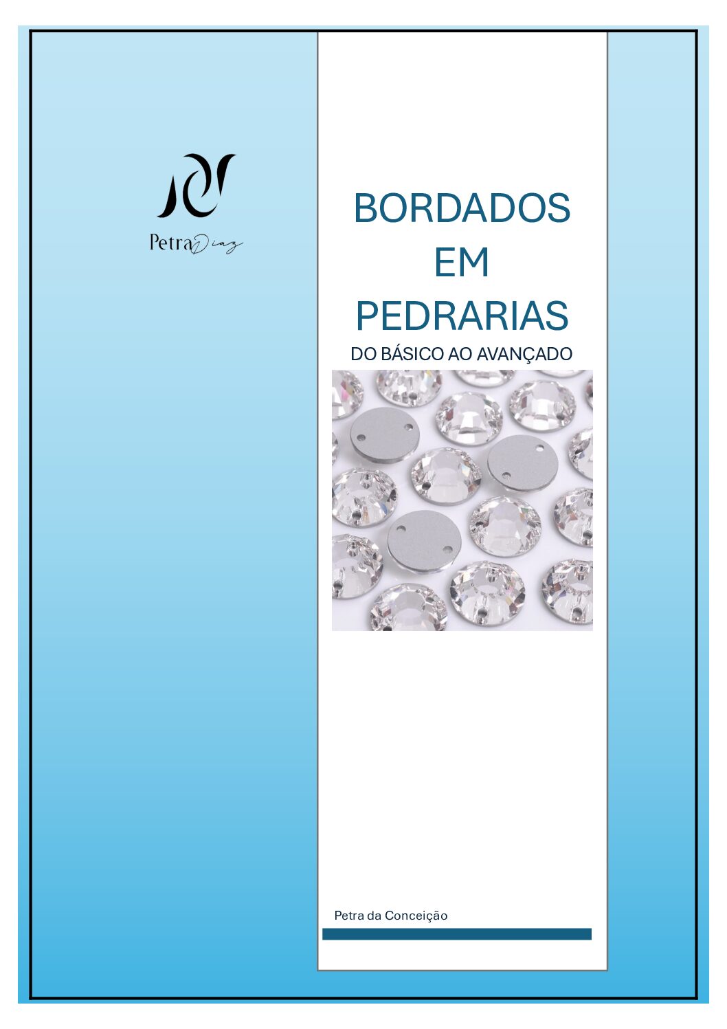 Bordado em pedrarias 1