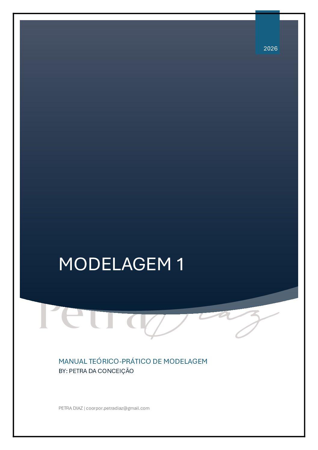 Novidades Ebook Modelagem do Zero